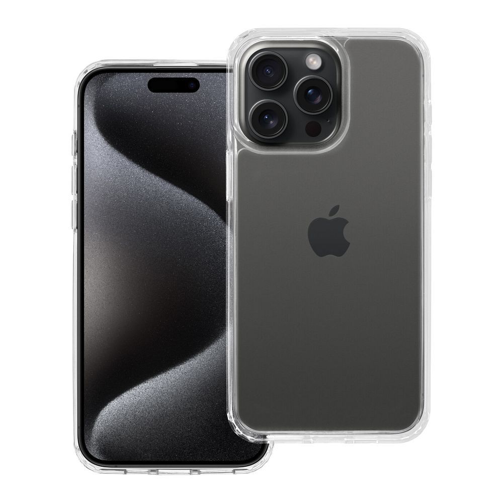 SUPER CLEAR HYBRID viedtālruņa apvalks IPHONE 15 Pro caurspīdīgs