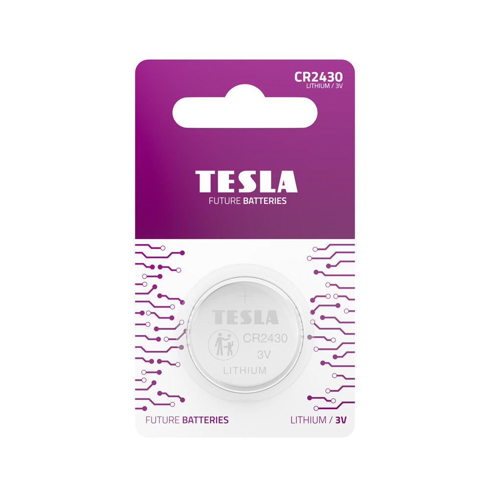 TESLA litija baterija CR2430 [1x240] 3V 1 gab.