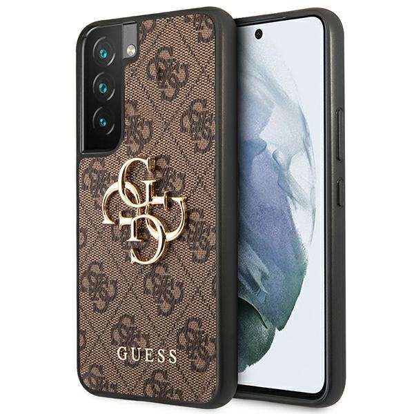 Guess GUHCS22S4GMGBR S901 S22 brūns/brūns cietais apvalks 4G Big Metal Logo