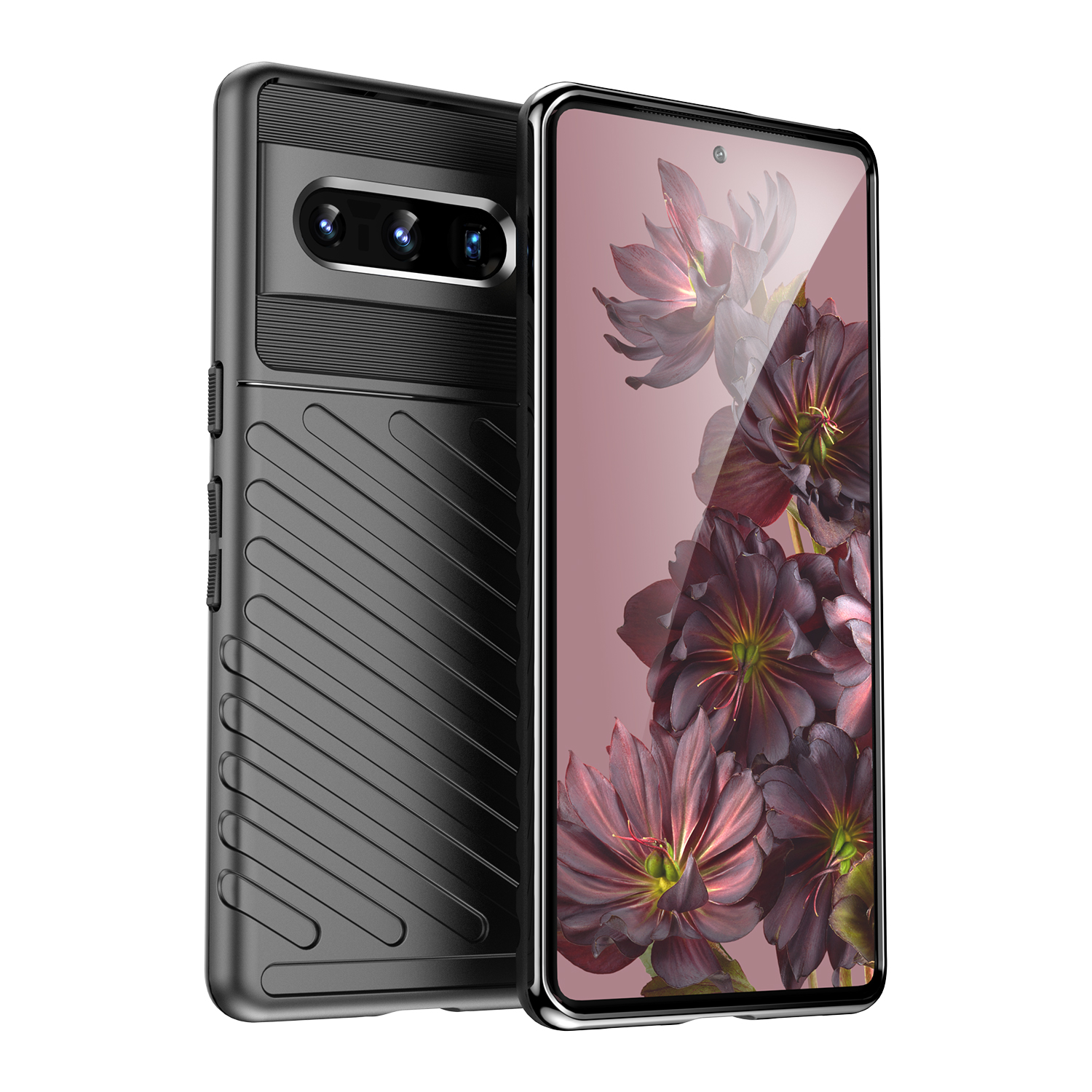 Viedtālruņa apvalks (m) Thunder Case skirtas Google Pixel 7 Pro - melns (m)