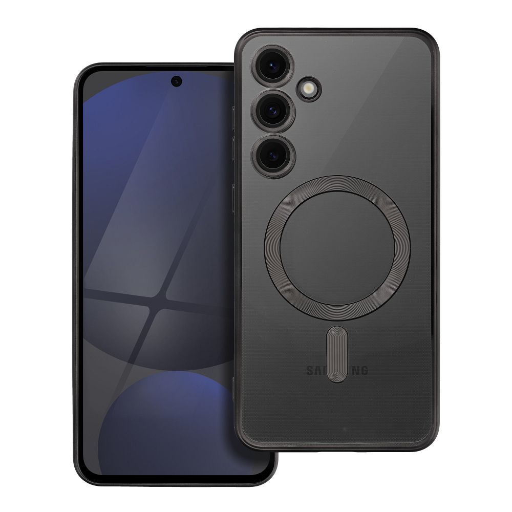 Viedtālruņa apvalks ELECTRO MAG COVER, ar MagSafe saderīgs, der SAMSUNG S24 FE, melnais