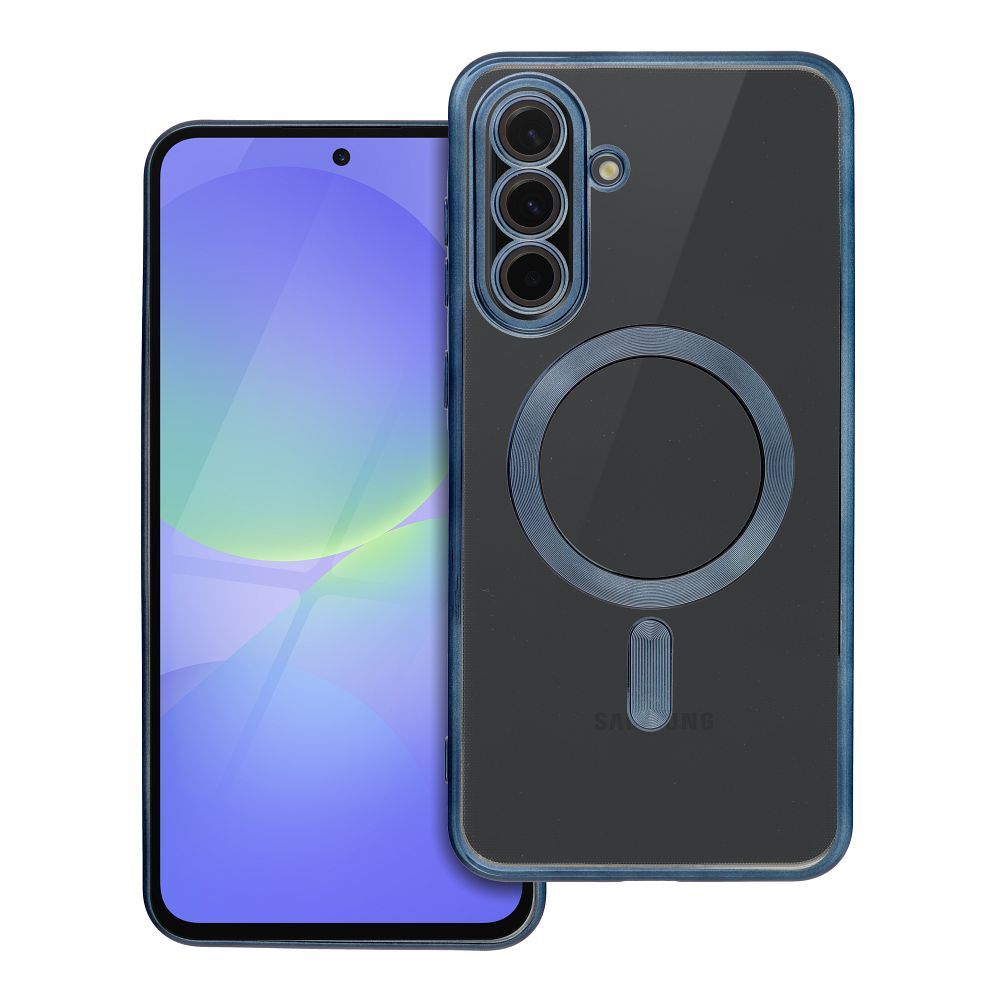 ELECTRO MAG COVER viedtālruņa apvalks saderīgs ar Magnētisko MagSafe SAMSUNG A36 titāna zila