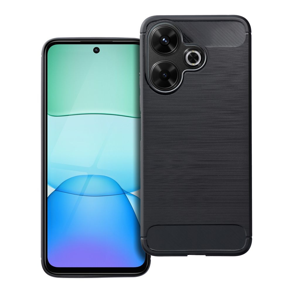 CARBON viedtālruņa apvalks XIAOMI Redmi 13 4G melns