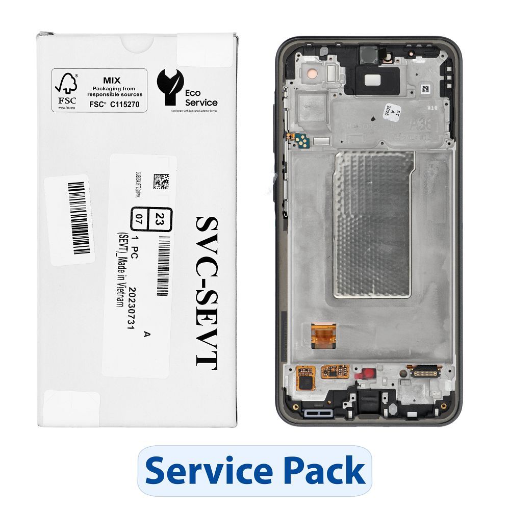 ServicePack LCD ekrāns SAMSUNG A36 A366 GH82-36841A
