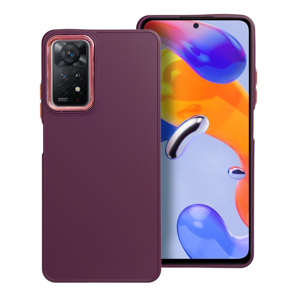 FRAME Viedtālruņa apvalks XIAOMI Redmi Note 11 Pro / 11 Pro 5G violeta