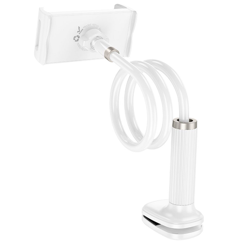 HOCO regulējams galda turētājs ar skavu HD10 balts