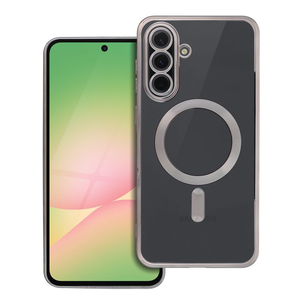 ELECTRO MAG COVER viedtālruņa apvalks saderīgs ar Magnētisko MagSafe SAMSUNG A56 titāna pelēka