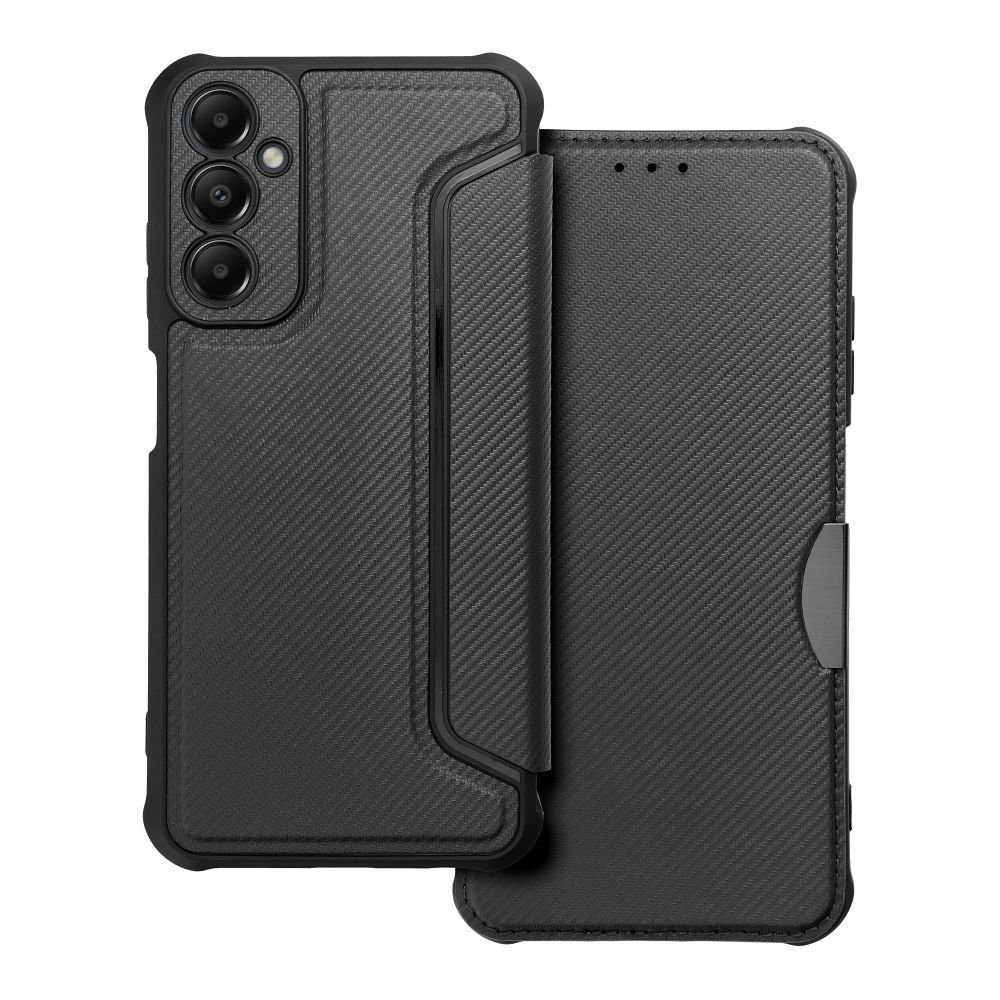 RAZOR grāmatas tipa viedtālruņa apvalks SAMSUNG A05s melns