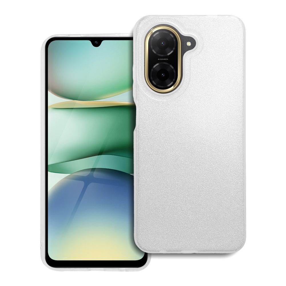 Spīdīgs viedtālruņa apvalks XIAOMI Redmi A5 (171,7 x 77,8 x 8,26) sudrabains