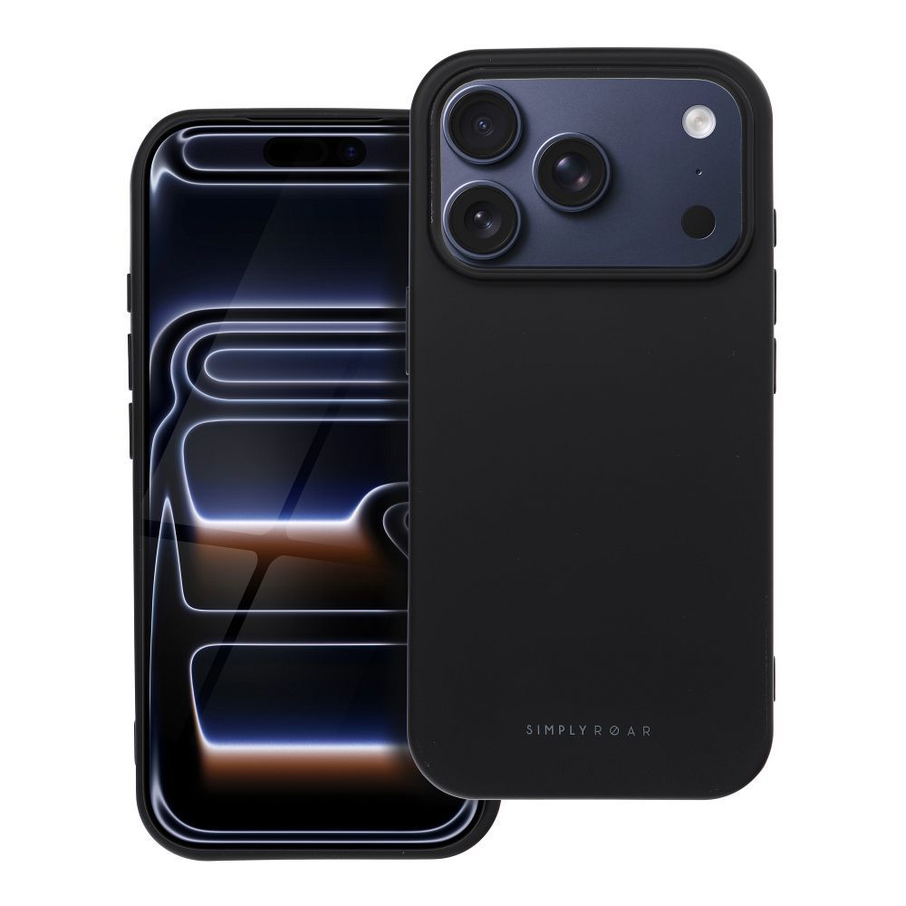 Roar Space viedtālruņa apvalks iPhone 17 Pro - melns