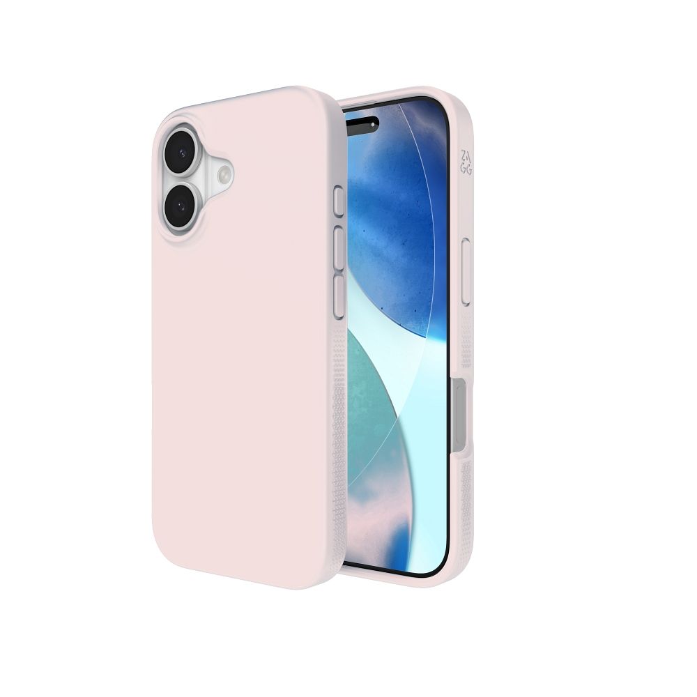Viedtālruņa apvalks ZAGG MANHATTAN SNAP saderīgs ar MagSafe IPHONE 17 rozā