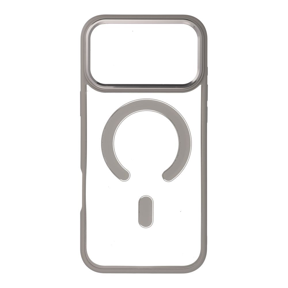 COLOR EDGE MAG COVER magnētiskais viedtālruņa apvalks, savietojams ar MagSafe, paredzēts IPHONE 17 Pro Max, titāna pelēks