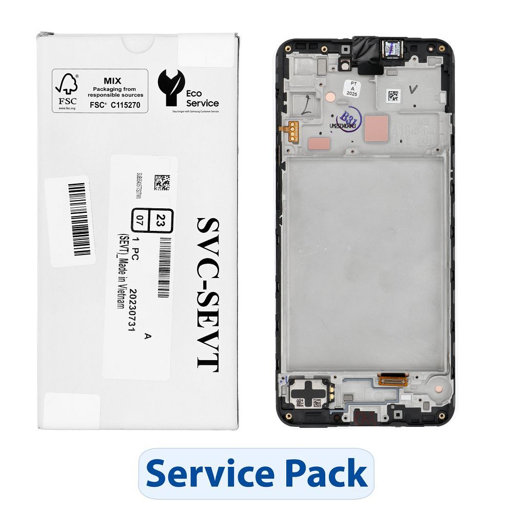 ServicePack LCD displejs SAMSUNG A16 A165F GH82-36253A (versija 4G)