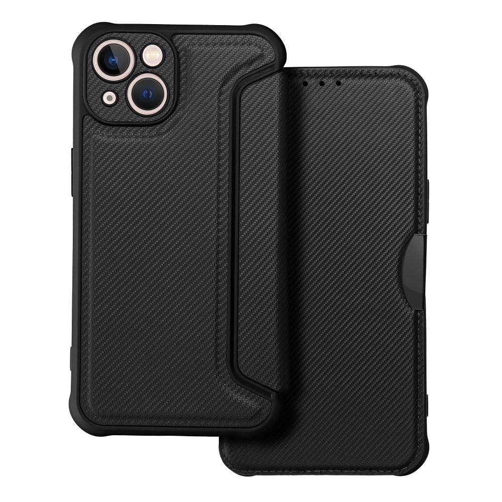 Viedtālruņa apvalks RAZOR Book iPhone 13 melns