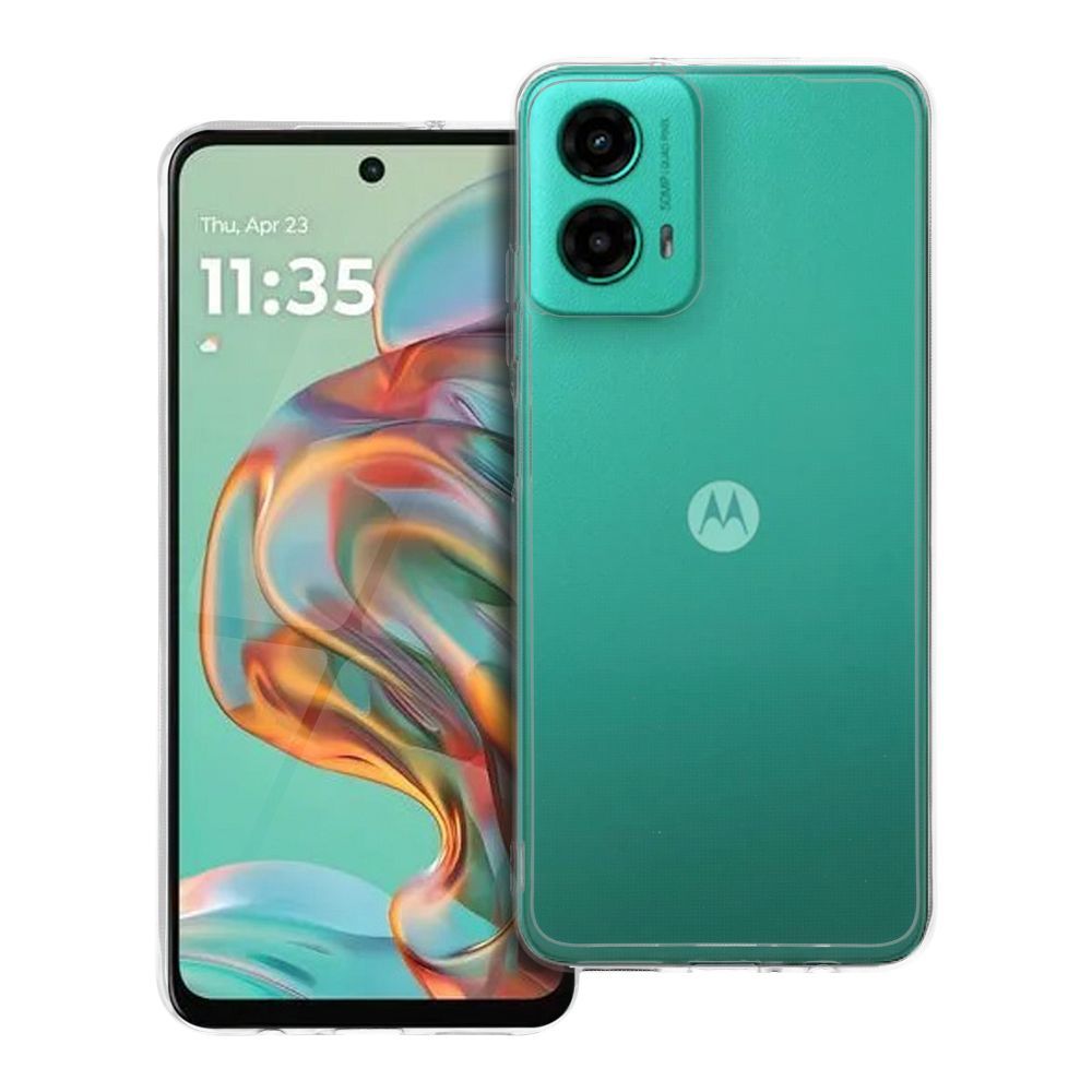 Caurspīdīgs viedtālruņa apvalks 2 mm MOTOROLA G45 caurspīdīgs