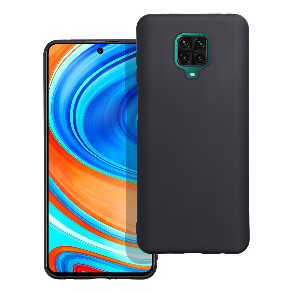 MATT viedtālruņa apvalks XIAOMI Redmi Note 9 Pro melns