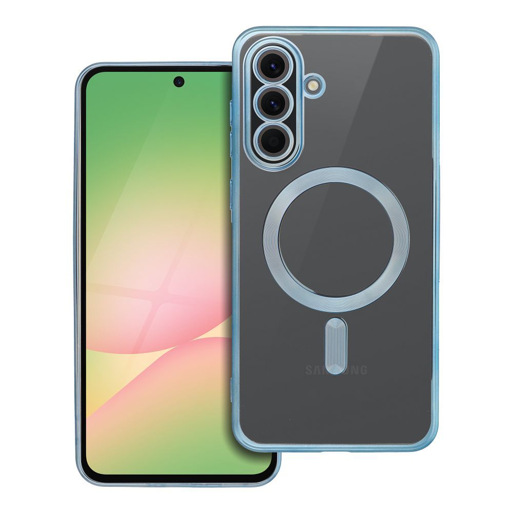 ELECTRO MAG COVER viedtālruņa apvalks saderīgs ar Magnētisko MagSafe SAMSUNG A56 zila