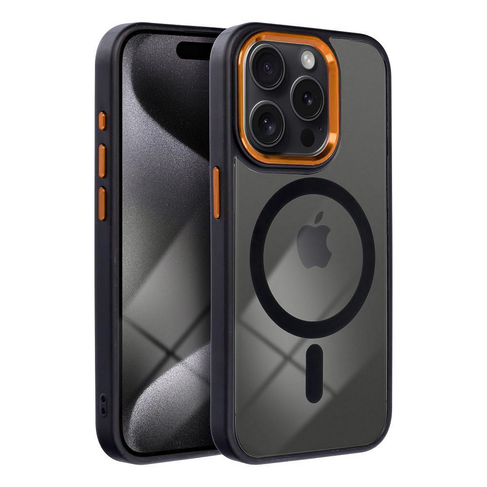 COLOR EDGE MAG COVER viedtālruņa apvalks saderīgs ar Magnētisko MagSafe Samsung S26 Edge melns zelta