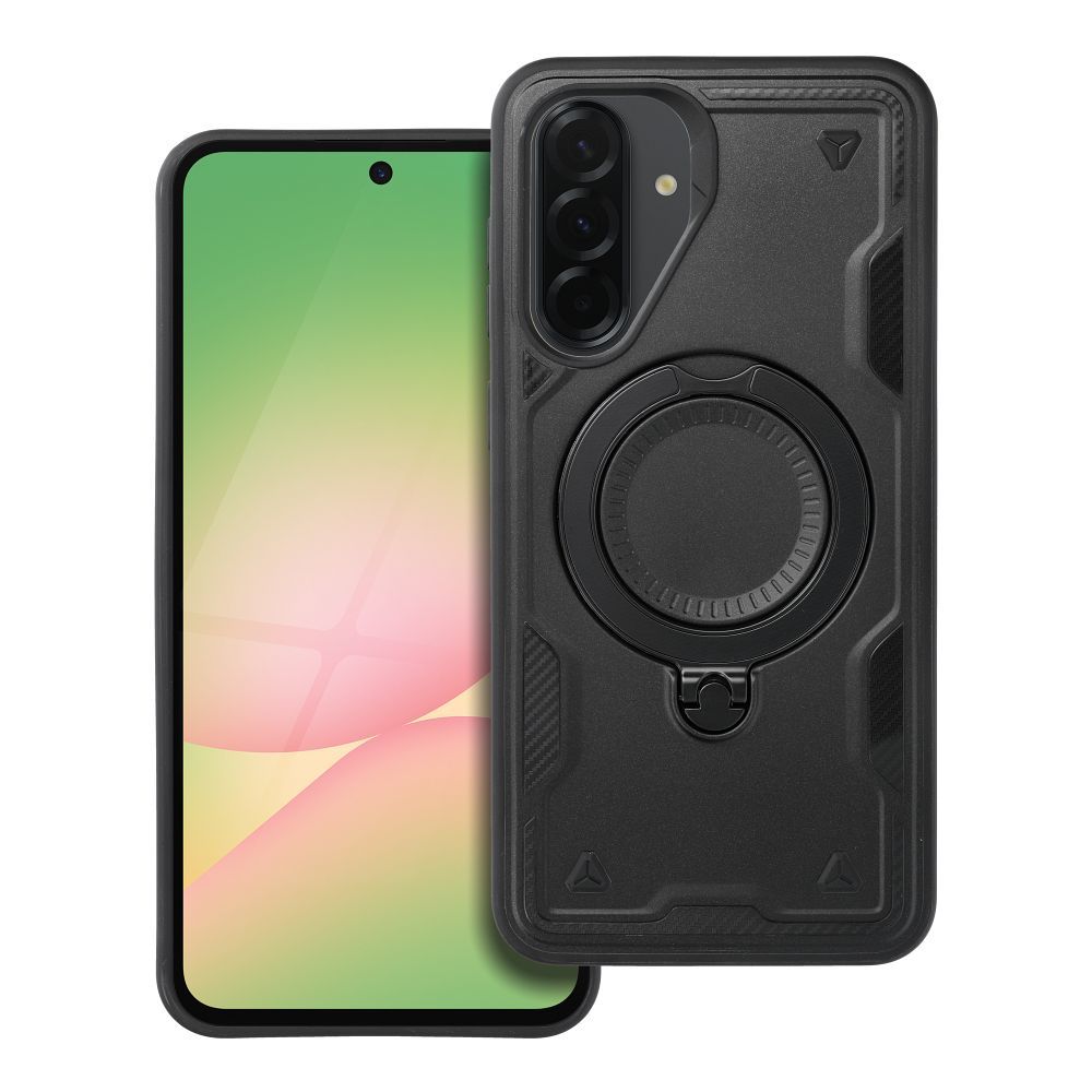 Viedtālruņa apvalks FROST ARMOR SAMSUNG A56 5G melns