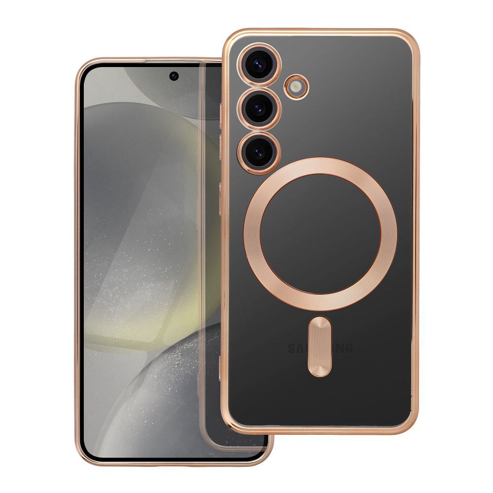 ELECTRO MAG COVER magnētiskais viedtālruņa apvalks, savietojams ar MagSafe, paredzēts SAMSUNG S24, zelta