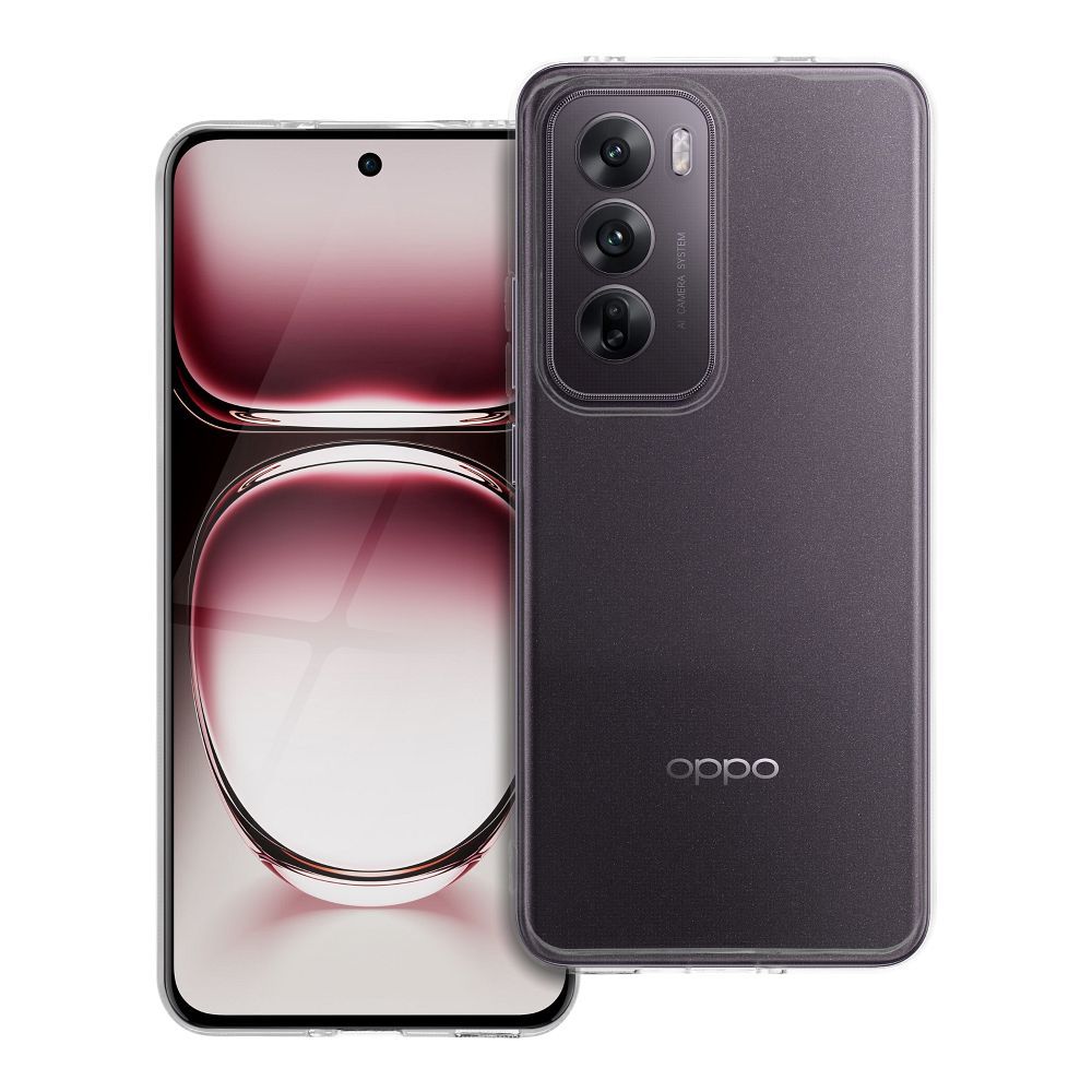 Caurspīdīgs viedtālruņa apvalks 2 mm OPPO Reno 12 5G (kameras aizsardzība) caurspīdīgs