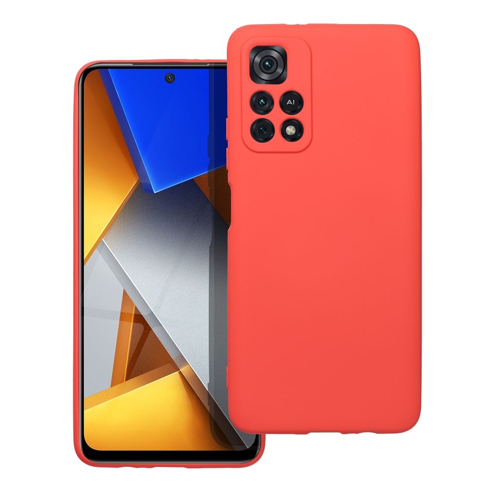 Silikona viedtālruņa apvalks XIAOMI POCO M4 Pro 5G / Redmi Note 11T 5G / Redmi Note 11S 5G persiku krāsas