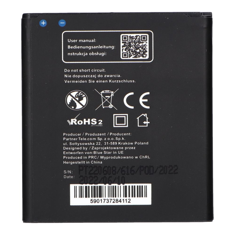 Portatīvais lādētājs Samsung Core Prime G3606 G3608 G3609 2800 mAh Blue Star Premium