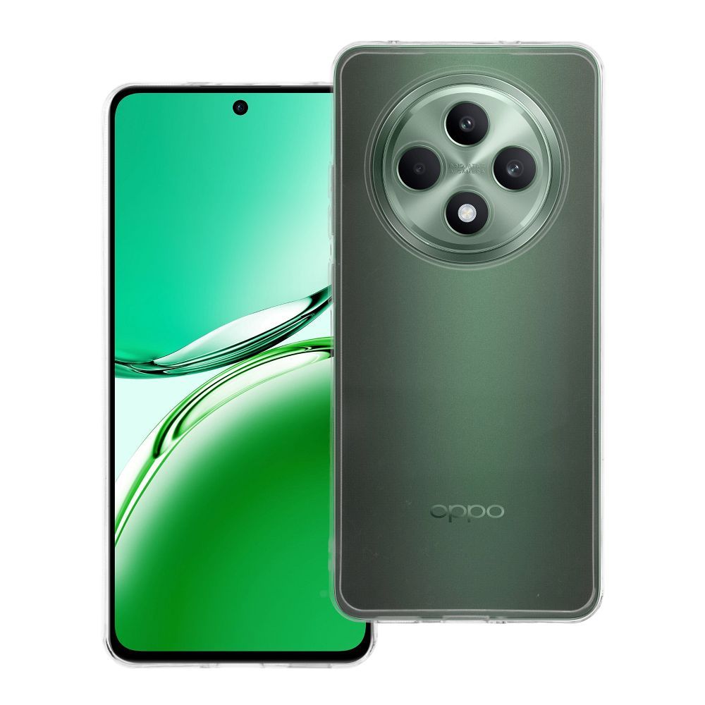 Caurspīdīgs viedtālruņa apvalks 2 mm OPPO Reno 12F 5G / 12FS / F27 (kameras aizsardzība) caurspīdīgs
