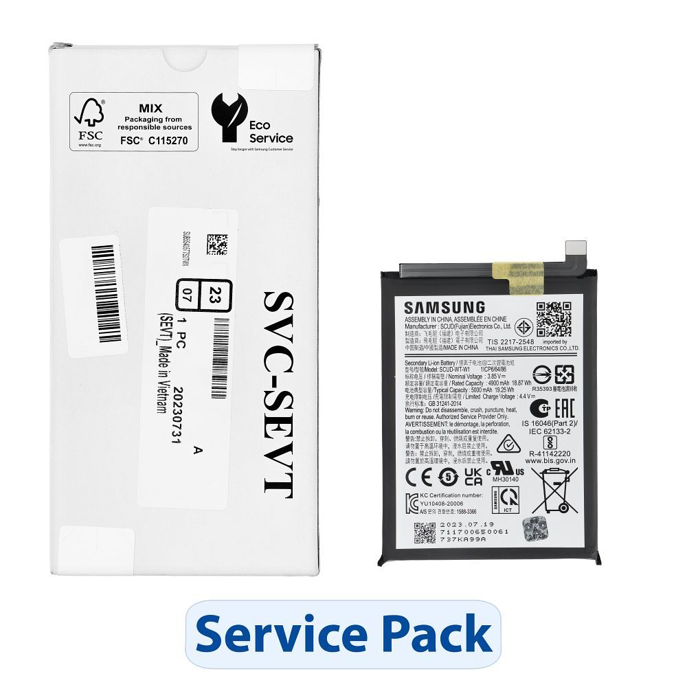 ServicePack baterija EB-BA226ABY paredzēta SAMSUNG A22 5G A226B GH81-20698A