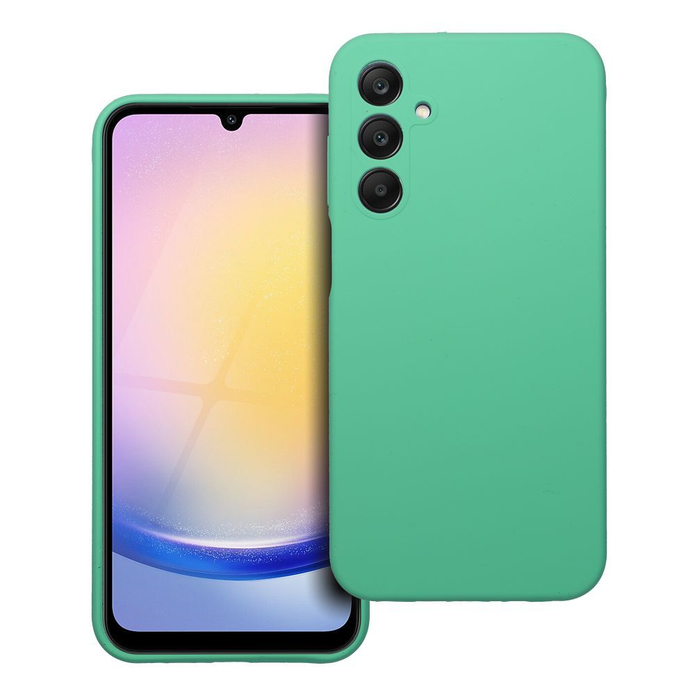 Silikona 2mm viedtālruņa apvalks SAMSUNG A25 5G piparmētru