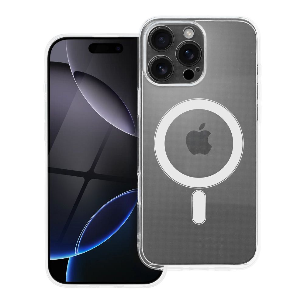 Caurspīdīgs viedtālruņa apvalks 2 mm IPHONE 16 Pro Max saderīgs ar Magnētisko (kameras aizsardzība) caurspīdīgs