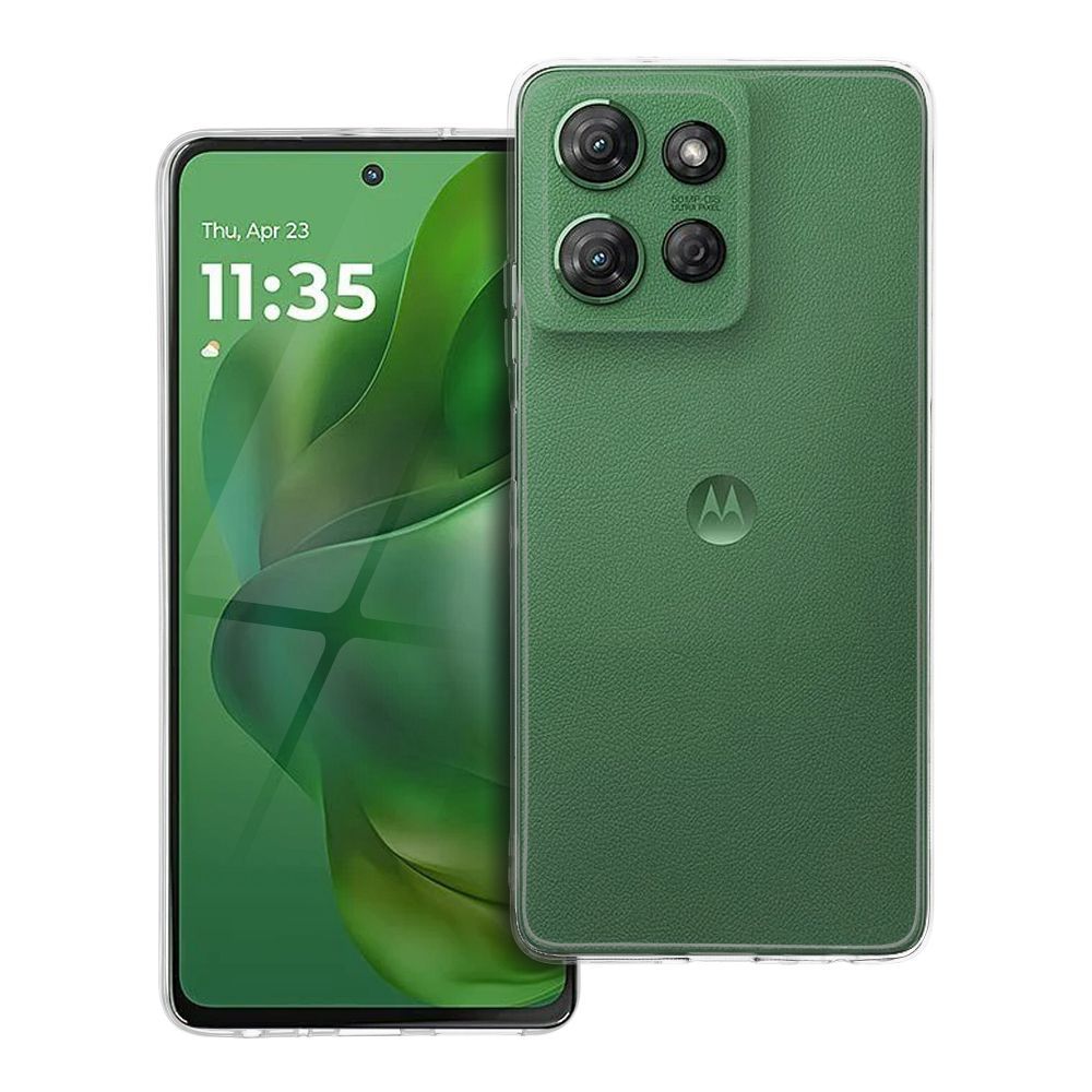 Caurspīdīgs viedtālruņa apvalks 2 mm MOTOROLA G POWER 2025 caurspīdīgs