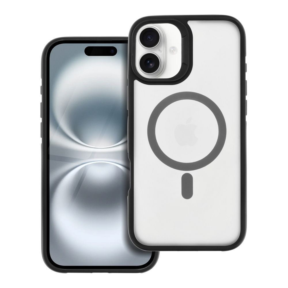 NEO viedtālruņa apvalks iPhone 16 Plus saderīgs ar MagSafe melns
