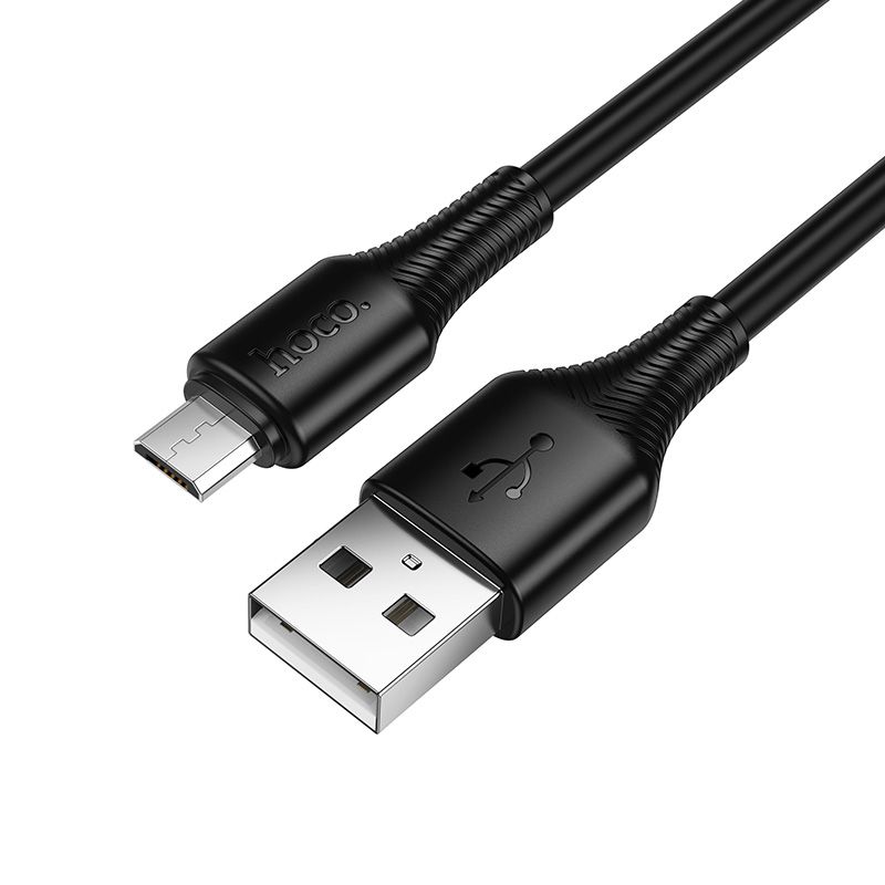 Kabelis USB A uz Micro USB Hoco 2,4A 1 m X120 melns