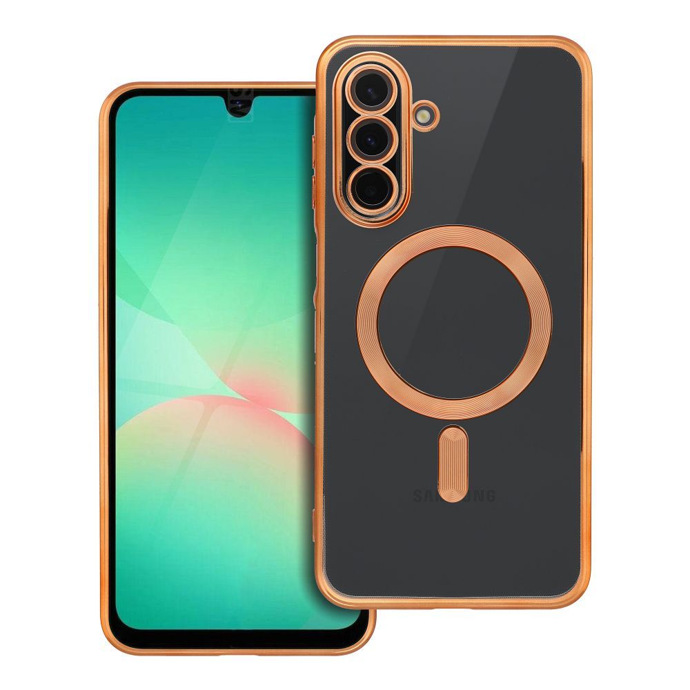 ELECTRO MAG COVER viedtālruņa apvalks saderīgs ar Magnētisko MagSafe SAMSUNG A26 zelta