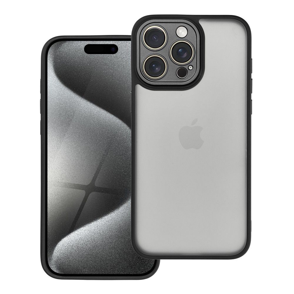 VARIETE viedtālruņa apvalks IPHONE 15 Pro Max melna