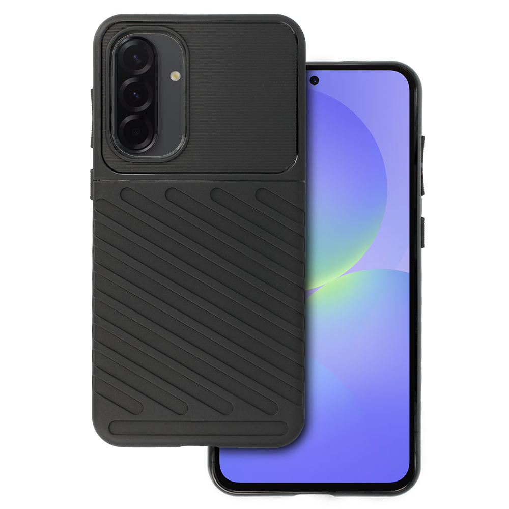 Thunder viedtālruņa apvalks melns Samsung Galaxy A36 5G