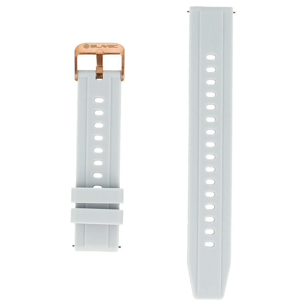 Blavec universāla pulksteņa siksna SB-01 Active silikona pelēka