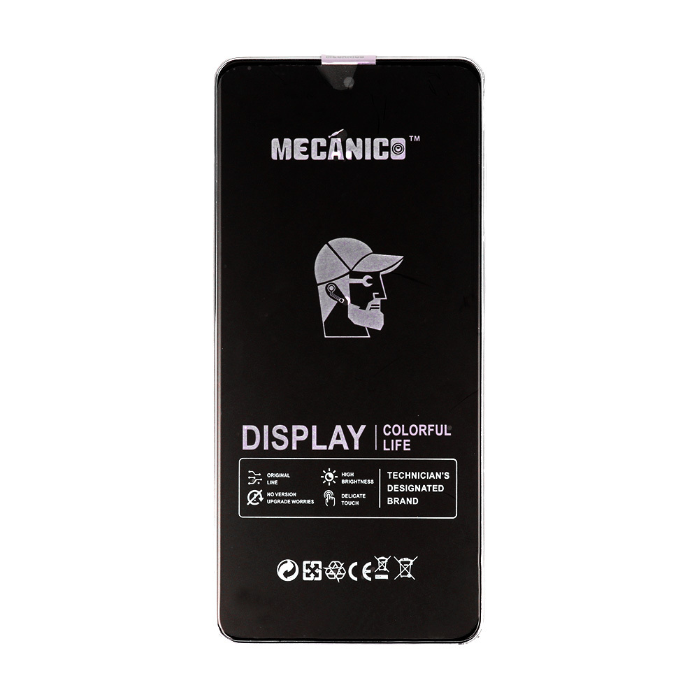Mecanico LCD ekrāns T2O Samsung Galaxy A73 5G melns ar ietvaru
