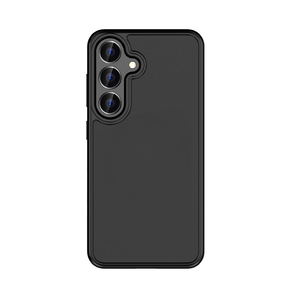 Rock Guard Touch Matte Series viedtālruņa apvalks Samsung Galaxy S25 melns