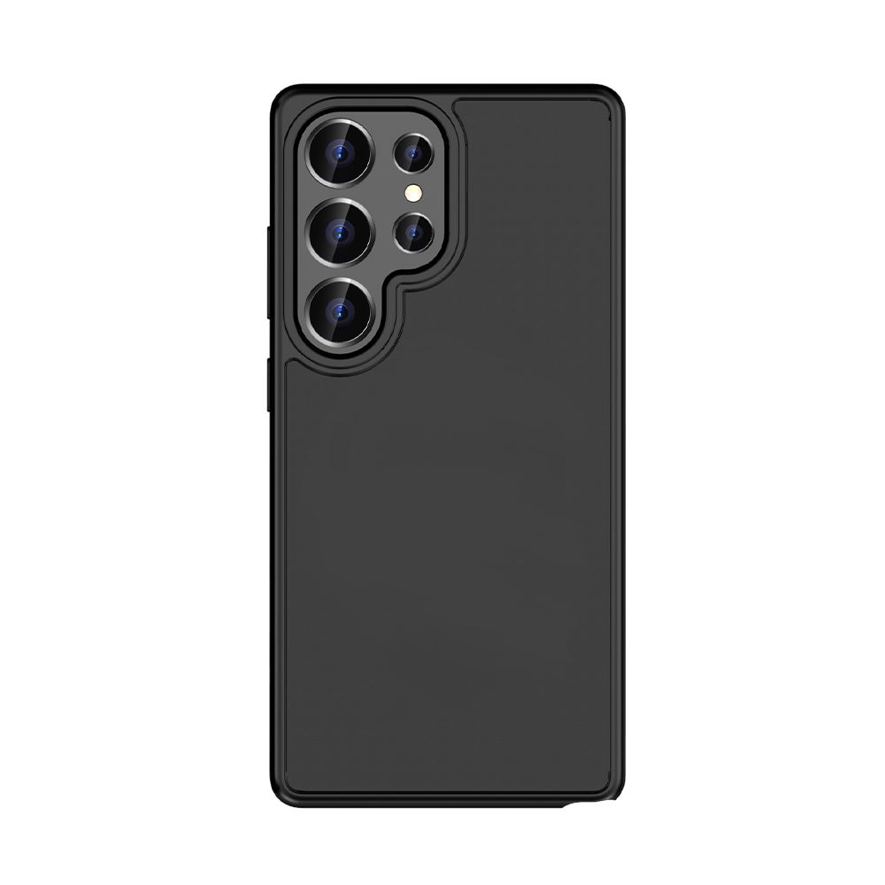 Rock Guard Touch Matte Series Viedtālruņa apvalks Samsung Galaxy S25 Ultra melns
