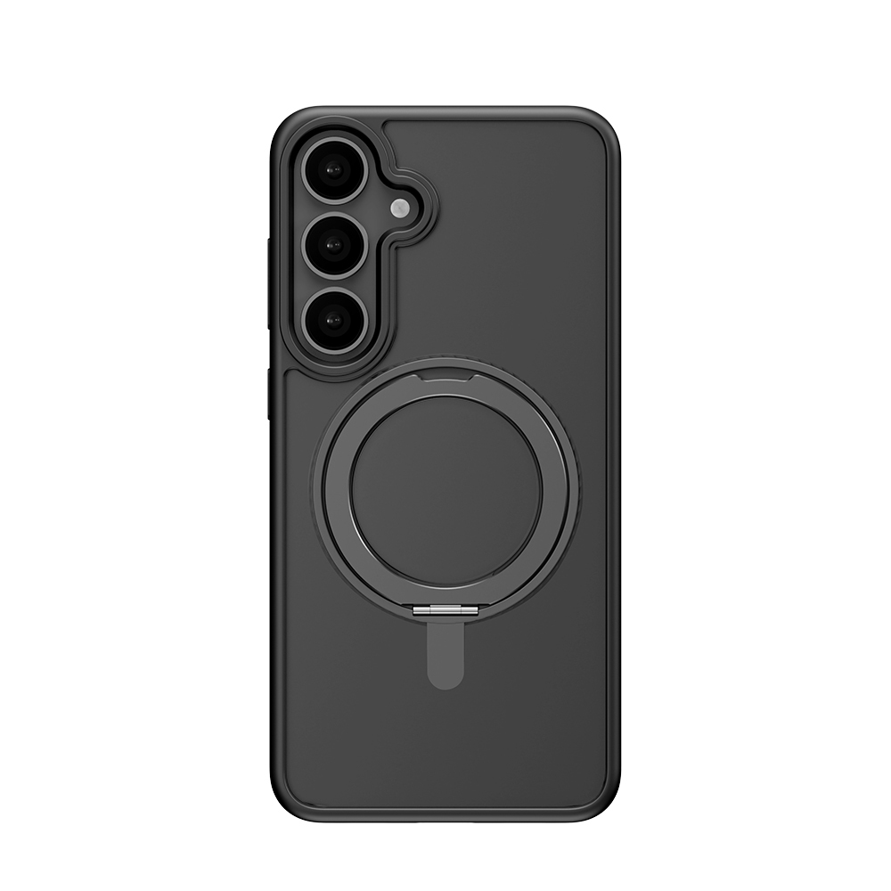 Rock Griežams statīvs Soft Touch Series Magnētiskais priekš Samsung Galaxy S25 melns