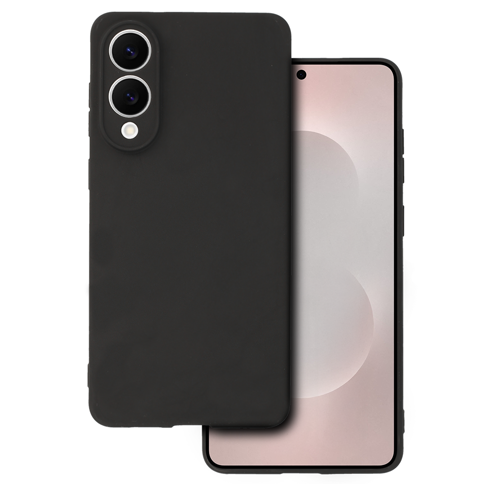 Aizmugures apvalks MATT Samsung Galaxy S25 Edge melns