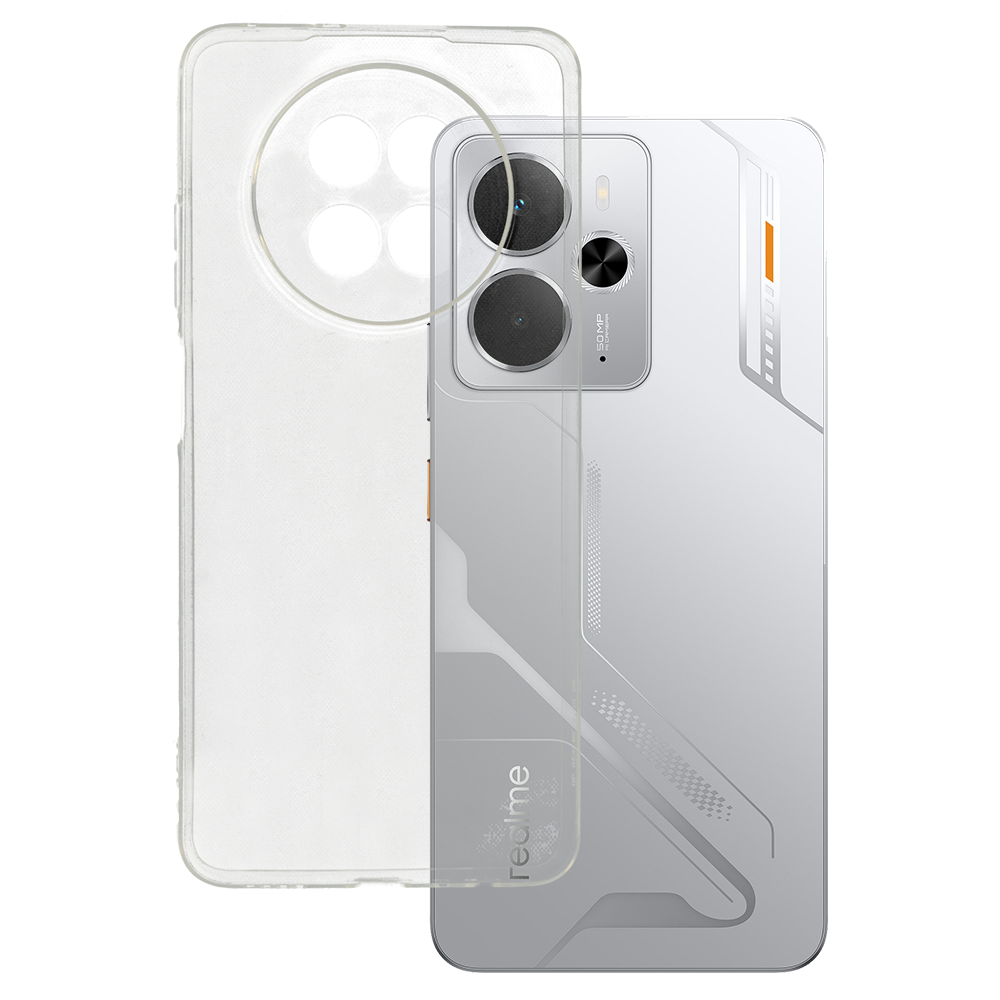 Viedtālruņa apvalks Realme 12X - caurspīdīgs