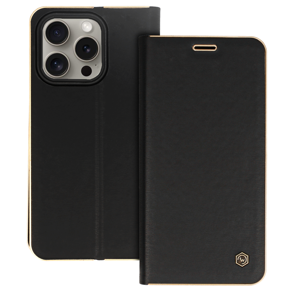 Wonder rāmja apvalks Iphone 15 Pro melns