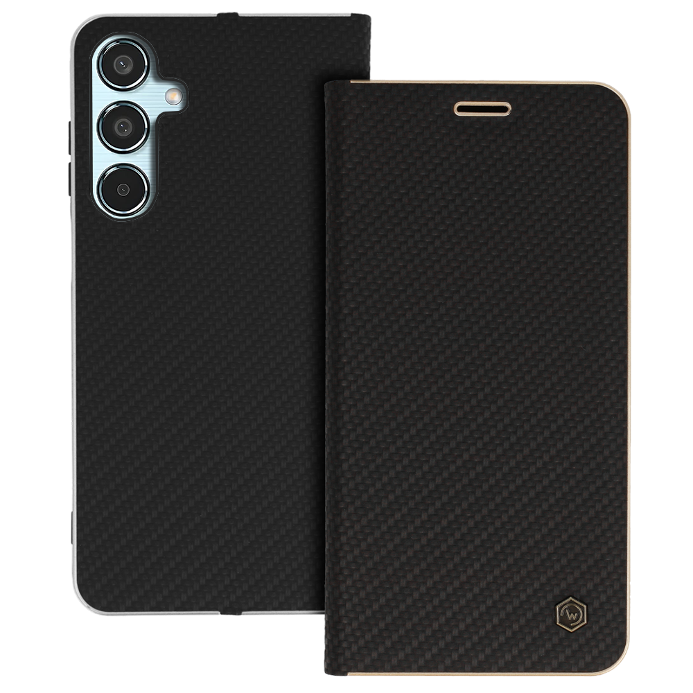 Wonder Frame oglekļa viedtālruņa apvalks Samsung Galaxy M35 5G melns