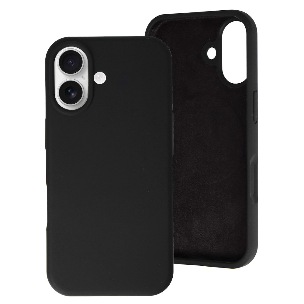 MagColor Pure viedtālruņa apvalks Iphone 17 (m) - melns