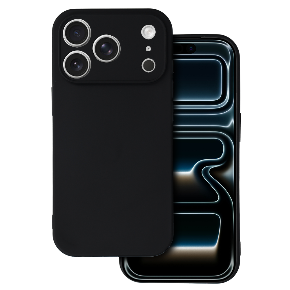 Viedtālruņa apvalks iPhone 17 Pro - matēts melns