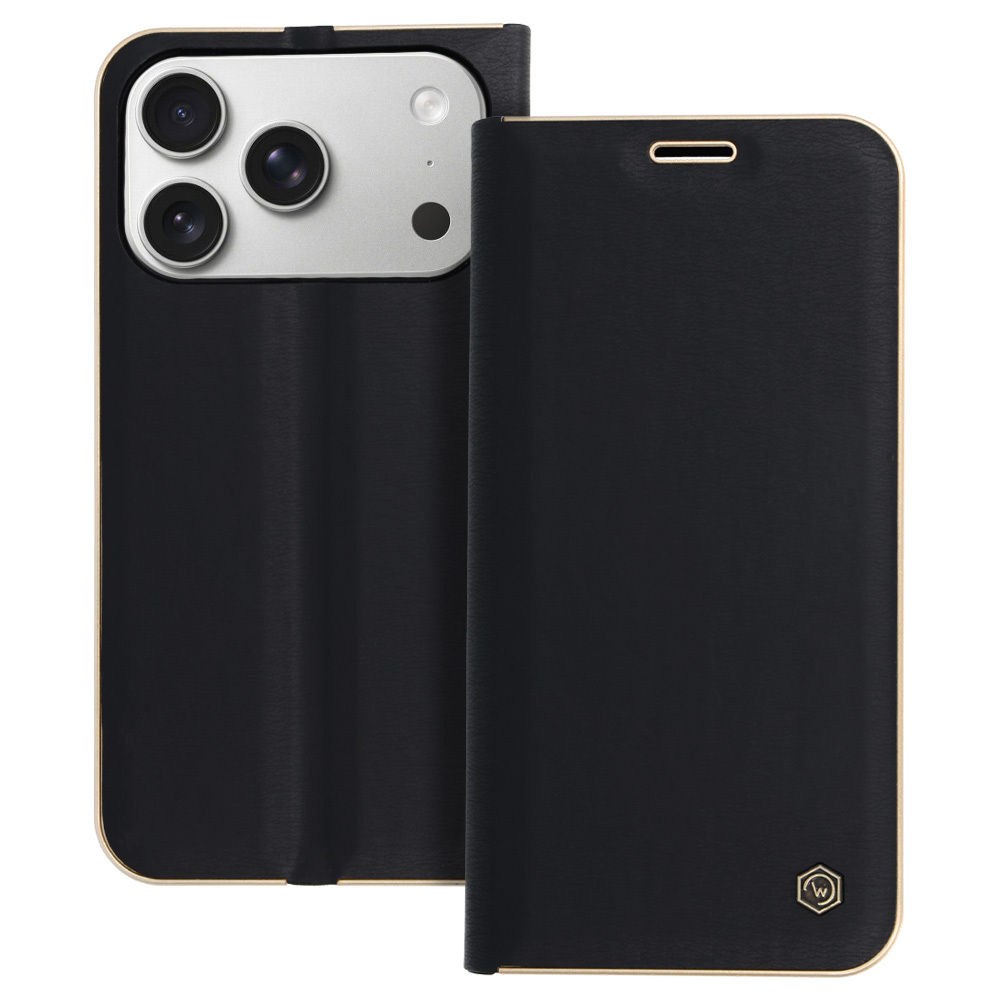 Wonder Frame apvalks Iphone 17 Pro Max melns