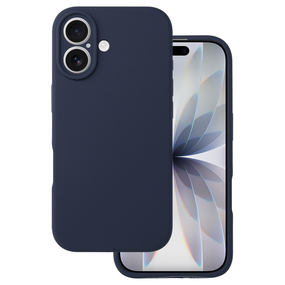 Silicone Lite viedtālruņa apvalks iPhone 17 tumši zils